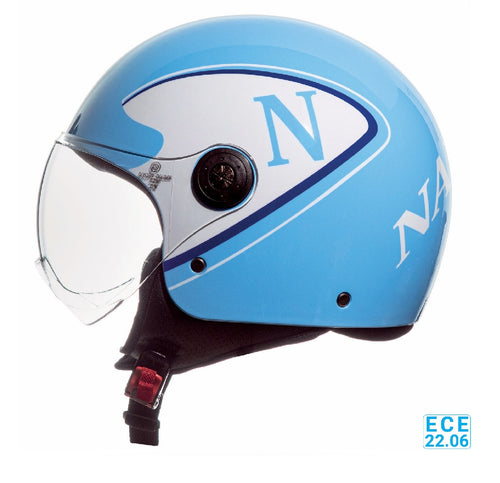 CASCO JET GFM OMOLOG.22.06 NAPOLI AZZURRO LUCIDO - Della Categoria Caschi Jet Produttore JFM - A soli €60! Acquista ora su Due Ruote Accessori