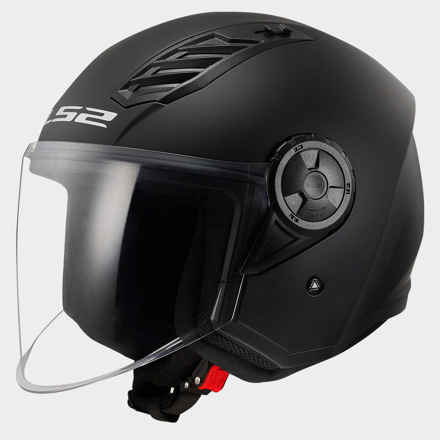 CASCO JET OF616 AIRFLOW II LS2 E2206 NERO OPACO