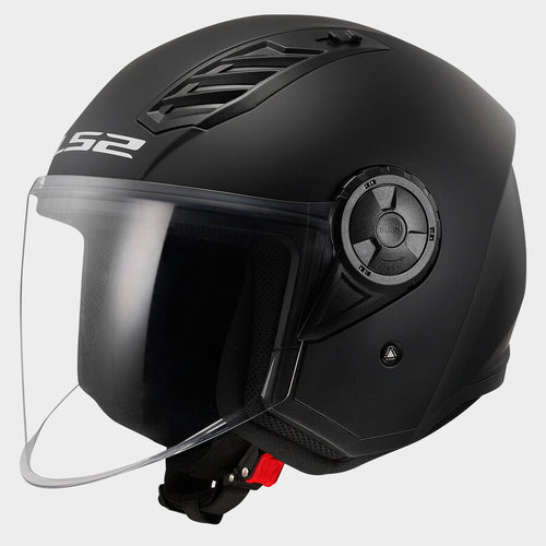 CASCO JET OF616 AIRFLOW II LS2 E2206 NERO OPACO