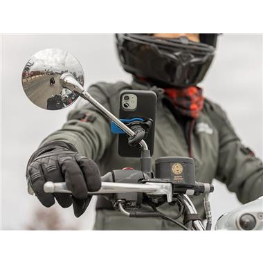 SUPPORTO PER SMARTPHONE QUAD LOCK PER SPECCHIETTO RETROVISORE - Della Categoria Custodie Smartphone Produttore QUAD LOCK - A soli €30! Acquista ora su Due Ruote Accessori