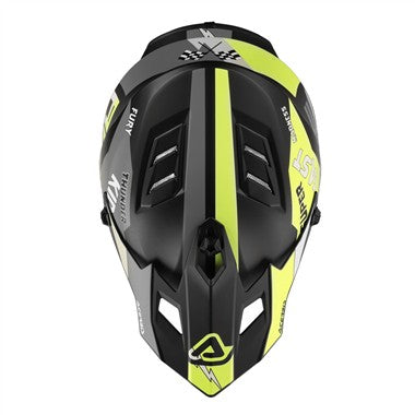 CASCO CROSS BAMBINO ACERBIS PROFILE NERO GIALLO FLU