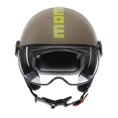 CASCO JET FGTR CLASSIC MOMODESIGN E2206 TORTORA SCRITTA LIMON - Della Categoria Caschi Jet Produttore MomoDesign - A soli €169.15! Acquista ora su Due Ruote Accessori