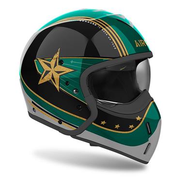 CASCO SCOMPONIBILE AIROH J 110 COMMAND MINT GREEN GLOSS J1C34 - Della Categoria Caschi Scomponibile Produttore Airoh - A soli €225! Acquista ora su Due Ruote Accessori