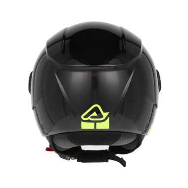 CASCO JET ACERBIS BREZZA OMOL.22.06 NERO LUCIDO
