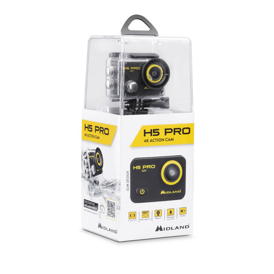 TELECAMERA MIDLAND H5 PRO 4K ACTION CAM
