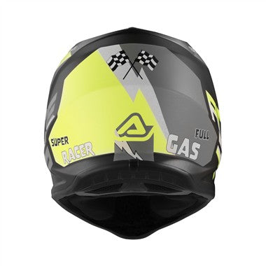 CASCO CROSS BAMBINO ACERBIS PROFILE NERO GIALLO FLU