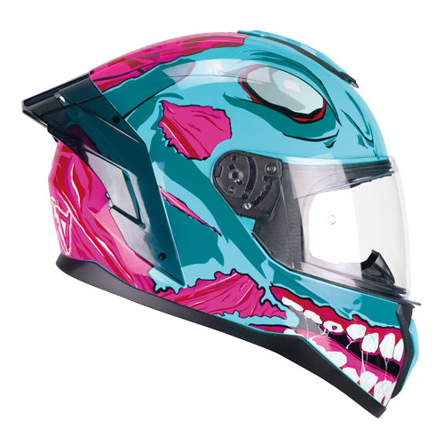 CASCO INTEGRALE CGM 330U RIOT UNDEAD AZZURRO ROSA - Della Categoria Caschi Integrale Produttore CGM HELMETS - A soli €78.75! Acquista ora su Due Ruote Accessori