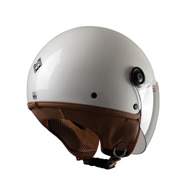 CASCO EL JETTIN 6.0 TUCANO BIANCO PERLATO INTERNO MARRONE - Della Categoria Caschi Jet Produttore Tucano Urbano - A soli €63.75! Acquista ora su Due Ruote Accessori