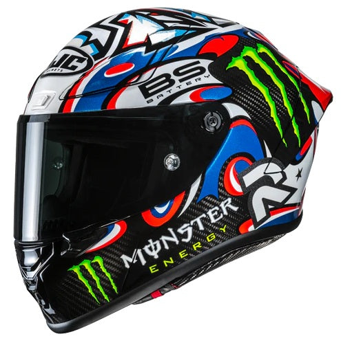 CASCO INTEGRALE HJC RPHA1 V2 CARBON QUARTARARO LE MANS 3 MC21