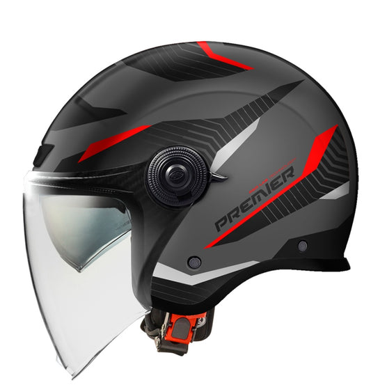CASCO PREMIER 26 CITY FLY EVO FA Y17 BM NERO GRIGIO ROSSO OPACO