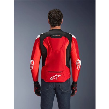GIUBBINO UOMO ALPINESTARS T-GP AIR ROSSO ROSSO FLU NERO