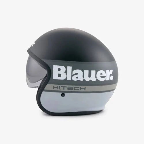 CASCO BLAUER PILOT 4.0 NERO GRIGIO BIANCO OPACO