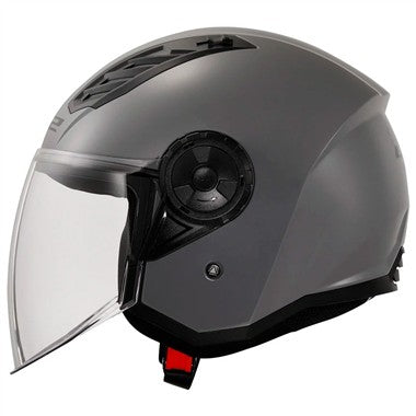 CASCO JET OF616 AIRFLOW II LS2 E2206 GRIGIO NARDO LUCIDO