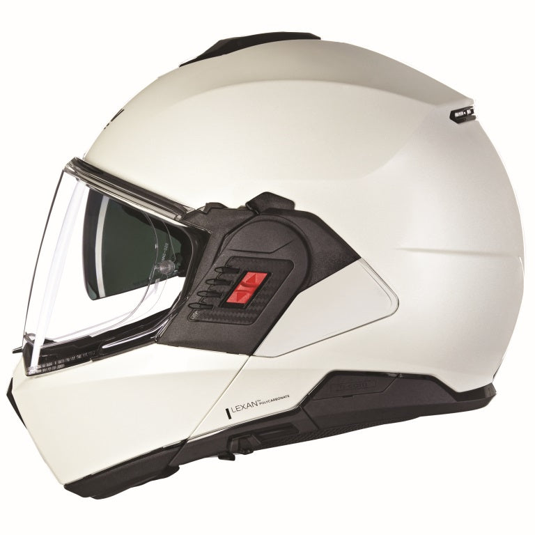 CASCO REVERS NOLAN N120-1 CLASSICO NOBIL 320 BIANCO PERLATO
