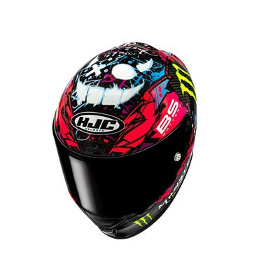 CASCO INTEGRALE HJC RPHA1 V2 CARBON FUNKY DIABLO MC8
