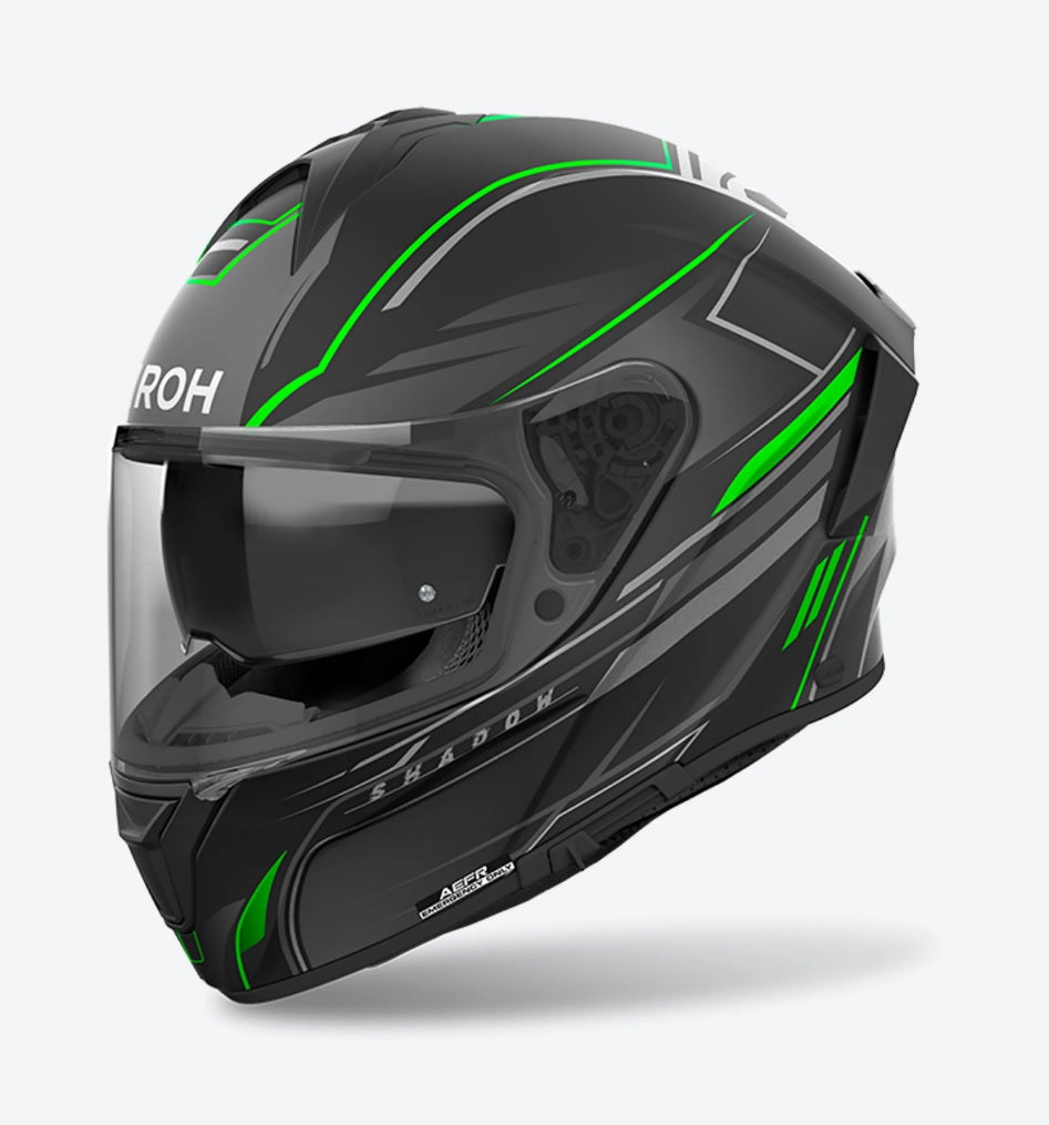 CASCO AIROH INTEGRALE SPARK 2 SHADOW NERO VERDE OPACO - Della Categoria Caschi Integrale Produttore Airoh - A soli €184.50! Acquista ora su Due Ruote Accessori