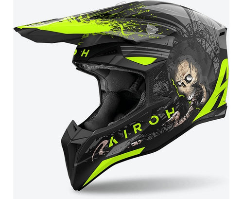 CASCO CROSS AIROH WRD31 WRAAAP DARKNESS NERO GRIGIO GIALLO OPACO - Della Categoria Caschi Enduro & Cross Produttore Airoh - A soli €135! Acquista ora su Due Ruote Accessori