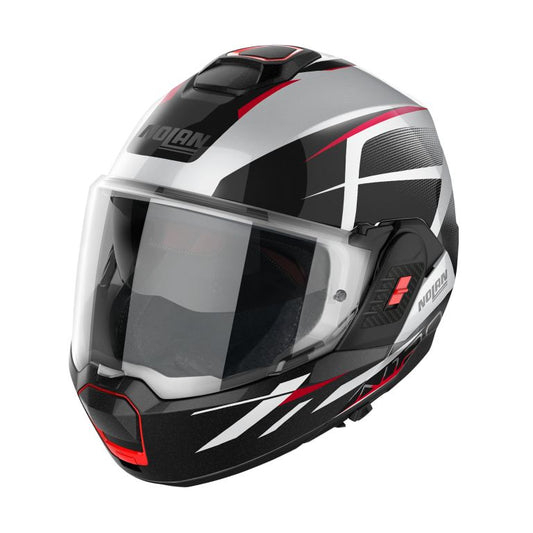 CASCO REVERS NOLAN N120-1 NIGHTLIFE N-CO027 BIANCO NERO ROSSO - Della Categoria Caschi Modulare Produttore Nolan Helmets - A soli €423! Acquista ora su Due Ruote Accessori