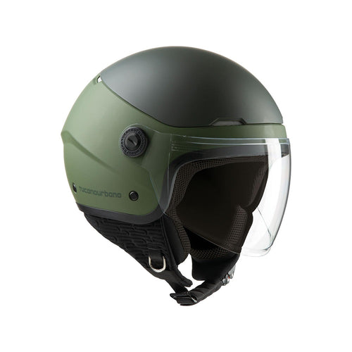 CASCO JET EL POP TUCANO VERDE OPACO