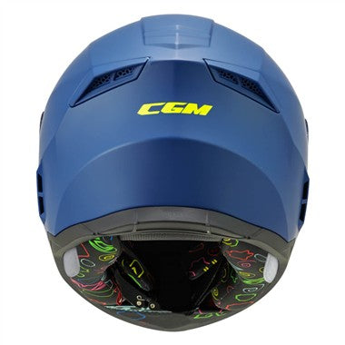 CASCO INTEGRALE BAMBINO CGM 265A MICRO MONO BLU OPACO