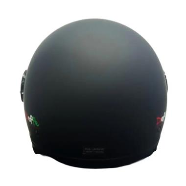 CASCO JET DIEFFE DF2003 NERO OPACO