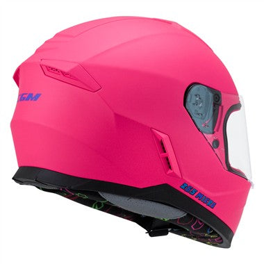 CASCO INTEGRALE BAMBINO CGM 265A MICRO MONO ROSA FLU OPACO