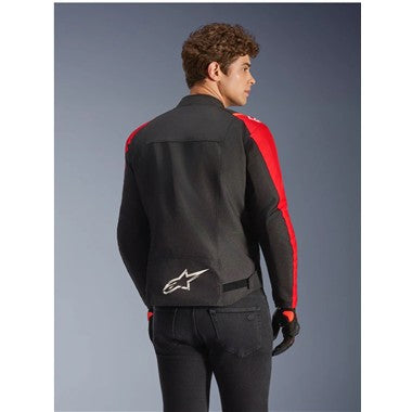 GIUBBINO UOMO TESSUTO ALPINESTARS T-SPS V2 WP NERO ROSSO