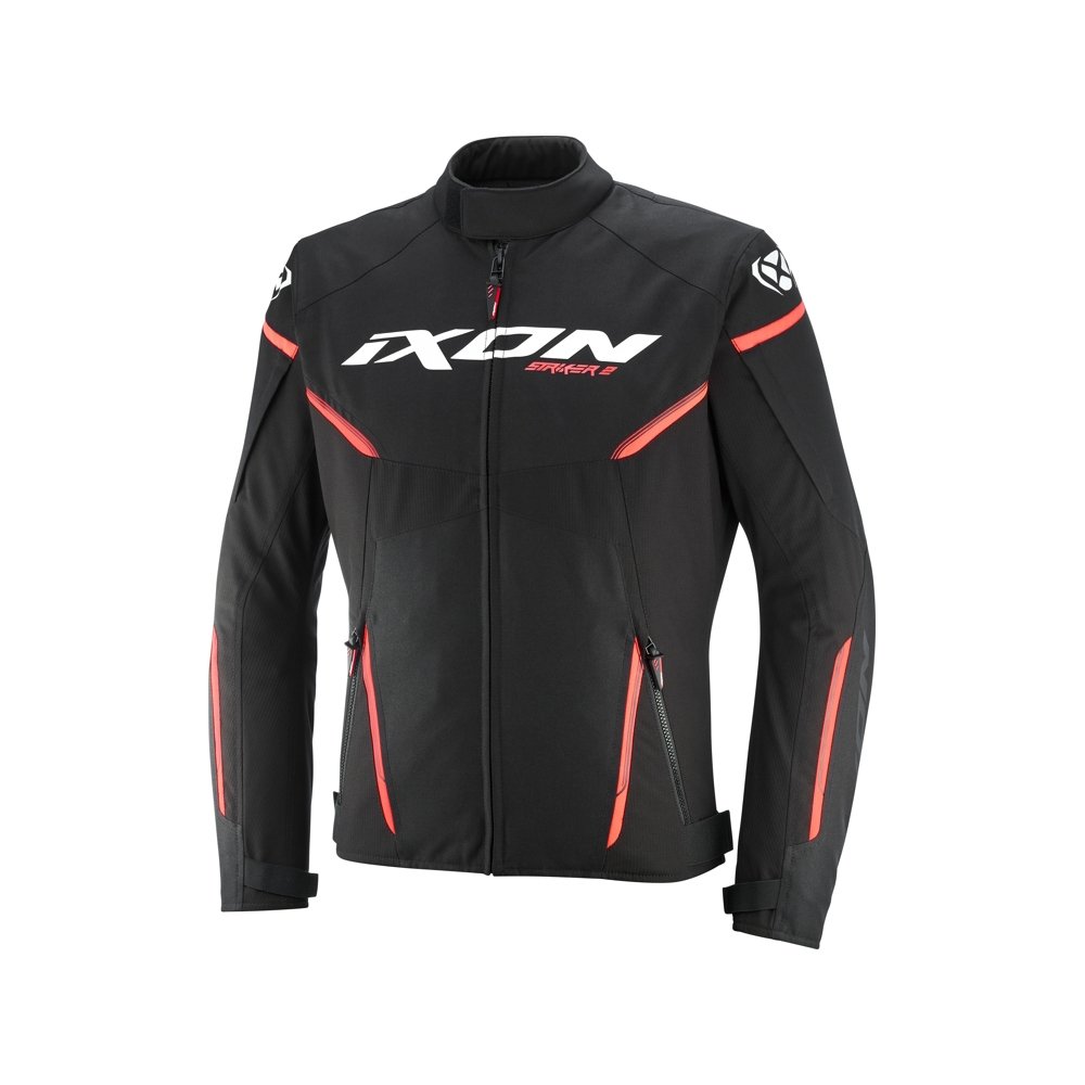 GIUBBOTTO TSUTO UOMO IXON STRIKER 2 NERO-BIANCO-ROSSO