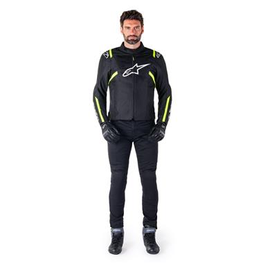 GIUBBINO UOMO TESSUTOALPINESTARS T-SPS V2 WP NERO BIANCO GIALLO FLU