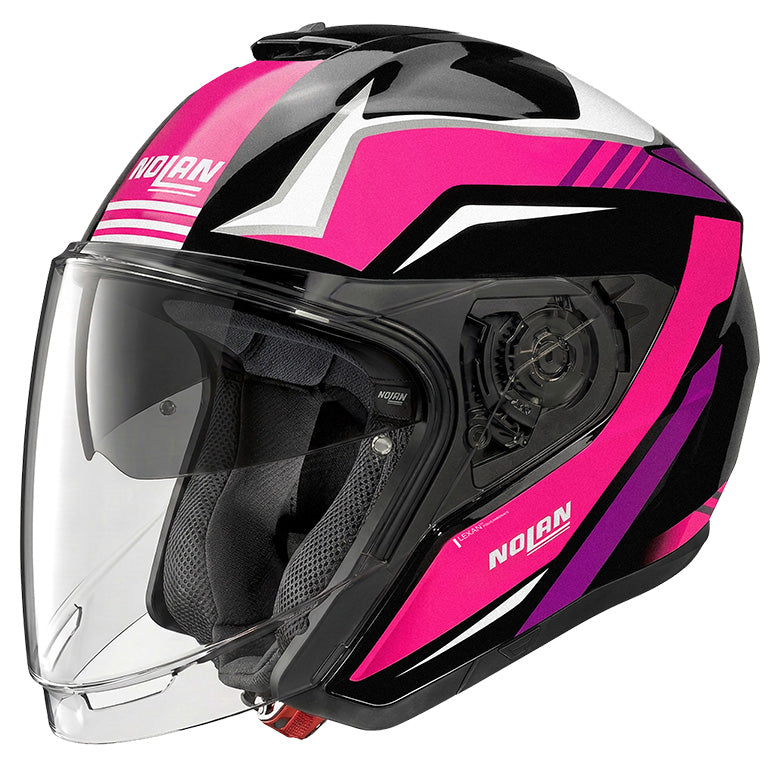 CASCO NOLAN JET N40-6 PIEGA 346 BIANCO FUCSIA