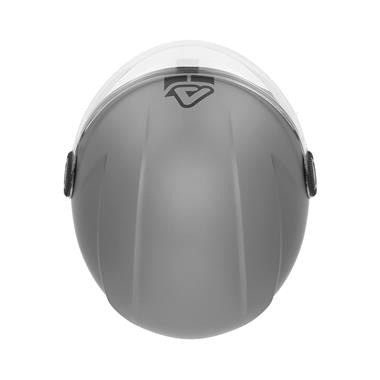 CASCO JET ACERBIS BREZZA OMOL.22.06 GRIGIO SCURO OPACO
