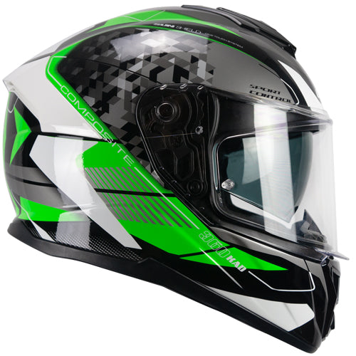 CASCO INTEGRALE CGM 360S KAD RACE VERDE GRIGIO LUCIDO - Della Categoria Caschi Integrale Produttore CGM HELMETS - A soli €178.50! Acquista ora su Due Ruote Accessori