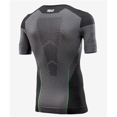 MAGLIA SIX MANICA CORTA NERA CARBON