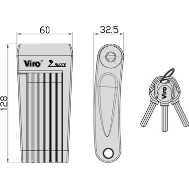 ANTIFURTO ESTENDIBILE BLACK MAMBA CON SUPPORTA AL TELAIO BICI E MOTO VIRO - Della Categoria Antifurti & Catene Produttore VIRO - A soli €29.30! Acquista ora su Due Ruote Accessori