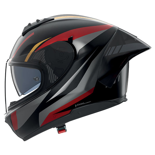 CASCO NOLAN INTEGRALE N60-6 SPORT LESMO 353 NERO GRIGIO ORO