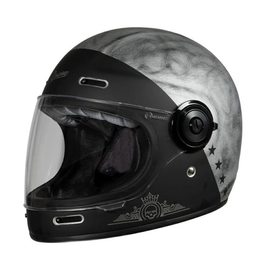 CASCO ORIGINE INTEGRALE VEGA GRIGIO NERO OPACO