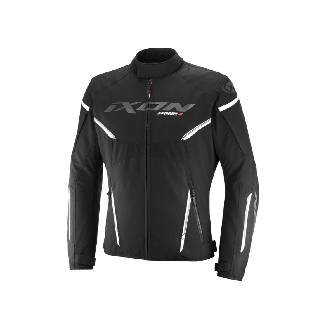 GIUBBOTTO TSUTO UOMO IXON STRIKER2 AIR WP NERO-BIANCO
