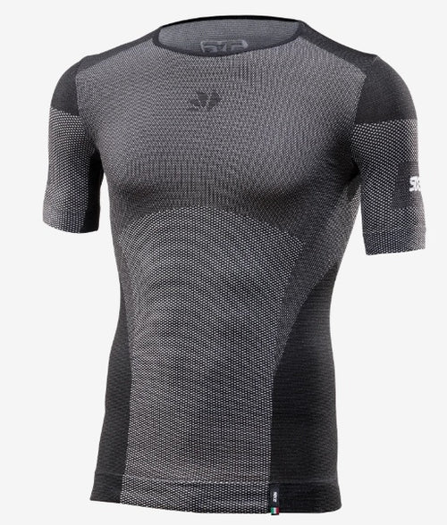 MAGLIA SIX MANICA CORTA NERA CARBON