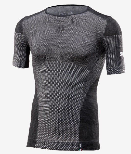 MAGLIA SIX MANICA CORTA NERA CARBON
