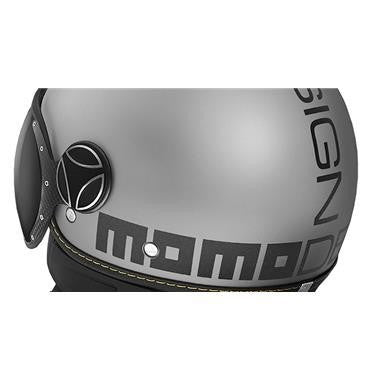 CASCO JET MOMO FIGHTER FGTR EVO TITANIO OPACO DOPPIA VISIERA