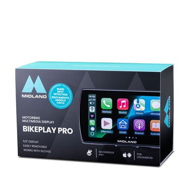 BIKERPLAY PRO DISPLAY DA MOTO+CAVO ALIM.