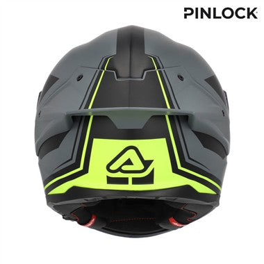 CASCO INTEGRALE ACERBIS TARMAK-X FIBRA GRIGIO-GIALLO