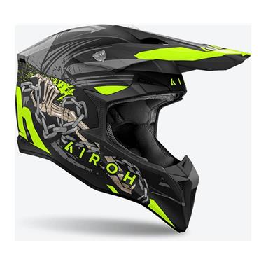 CASCO CROSS AIROH WRD31 WRAAAP DARKNESS NERO GRIGIO GIALLO OPACO - Della Categoria Caschi Enduro & Cross Produttore Airoh - A soli €135! Acquista ora su Due Ruote Accessori