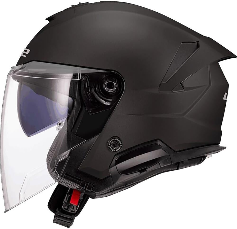 CASCO JET LS2 OF618 VERSO II SOLID NERO OPACO