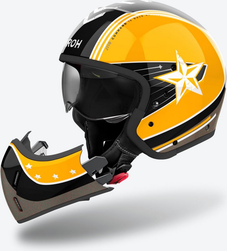 CASCO SCOMPONIBILE AIROH J 110 COMMAND YELLOW GLOSS J1C31 - Della Categoria Caschi Scomponibile Produttore Airoh - A soli €225! Acquista ora su Due Ruote Accessori