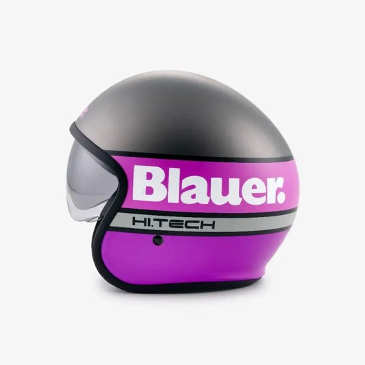 CASCO BLAUER PILOT 4.0 TITANIO-FUCSIA MATT