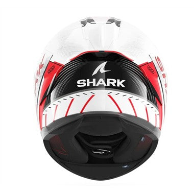 CASCO SHARK INTEGRALE SKWAL CUP SPEED-TECH WHITE RED BLACK