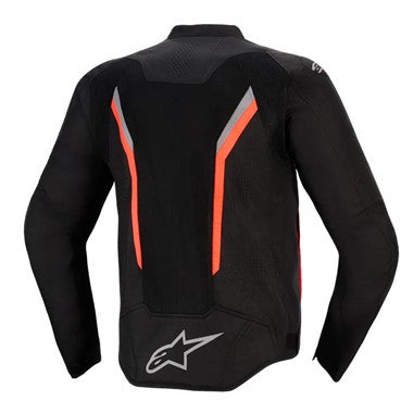 GIUBBINO UOMO ALPINESTARS AST V3 AIR NERO GRIGIO ROSSO FLU