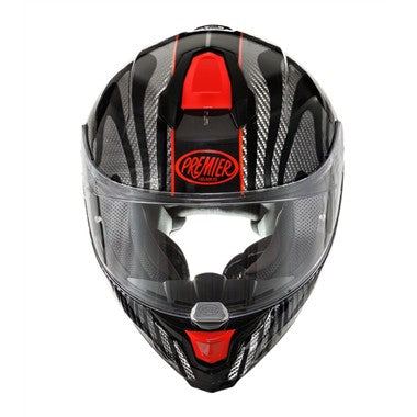 CASCO INTEGRALE PREMIER 26 HYPER CARBONIO ROSSO PS2