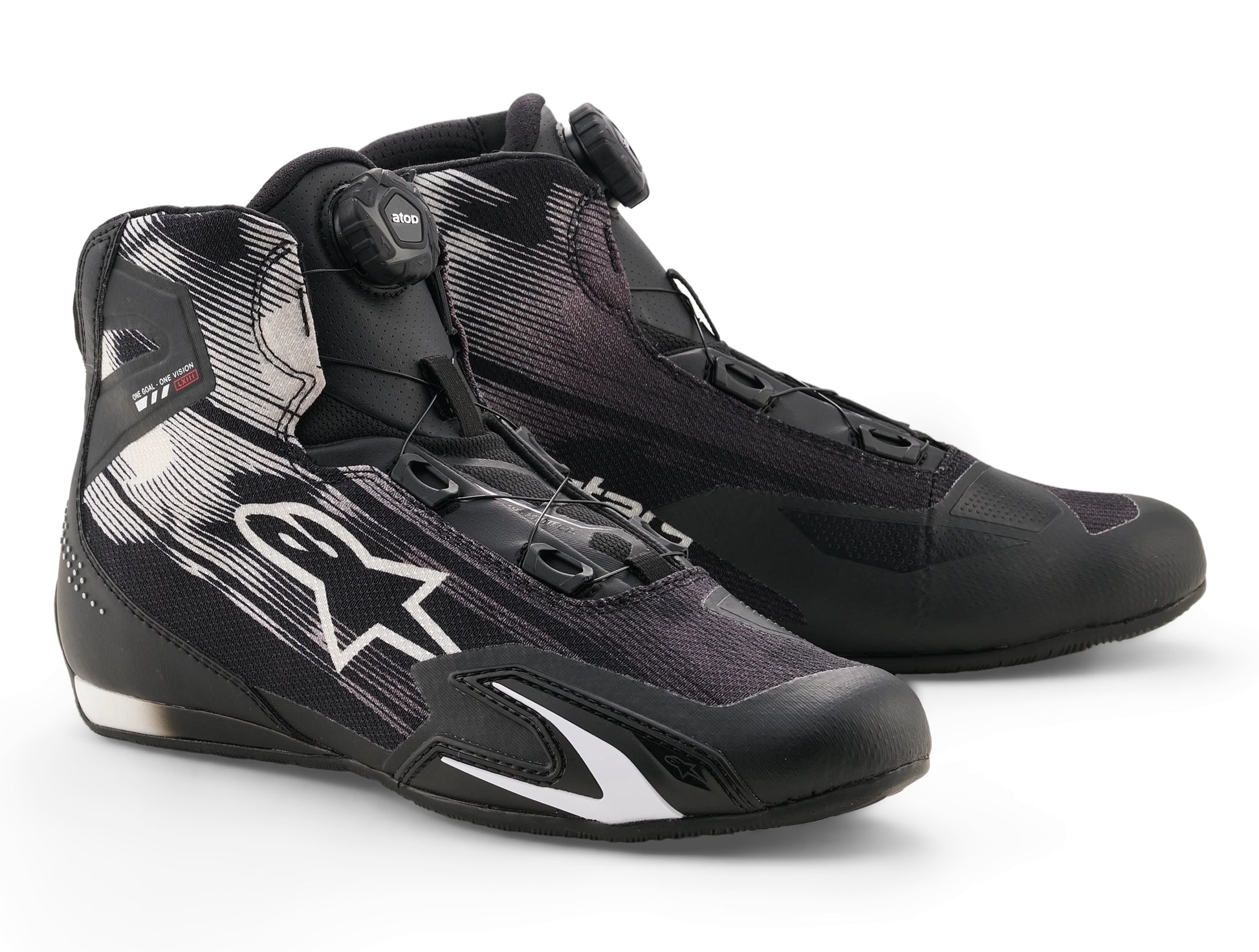 SCARPE ALPINESTARS CELER VENTED SHOES NERO GRIGIA